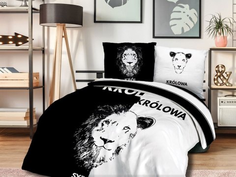Pościel bawełniana 160x200 król królowa lew lwica sypialni 61499/1 Panelove 4 Pościel bawełniana 160x200 król królowa lew lwica sypialni 61499/1 Panelove 4