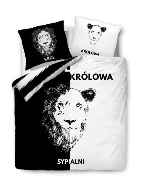 Pościel bawełniana 160x200 król królowa lew lwica sypialni 61499/1 Panelove 4 Pościel bawełniana 160x200 król królowa lew lwica sypialni 61499/1 Panelove 4