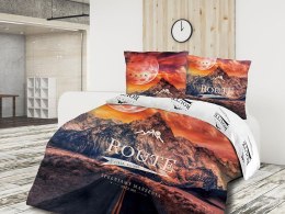 Pościel bawełniana 160x200 route spełniamy marzenia góry 61503/1 Panelove 4