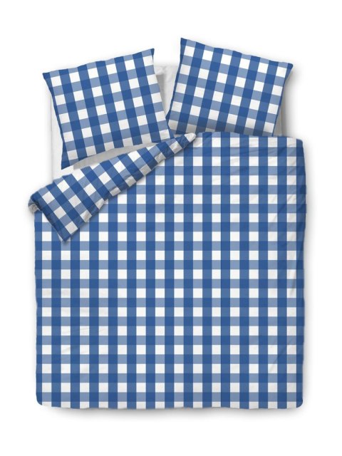 Pościel bawełniana 220x200 granatowa biała kratka 71465/1 Cottonlove 3 Pościel bawełniana 220x200 granatowa biała kratka 71465/1 Cottonlove 3