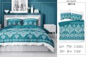Pościel bawełniana 220x200 ornamenty 3877 B turkusowa glamour Bawełna 4 Pościel bawełniana 220x200 ornamenty 3877 B turkusowa glamour Bawełna 4