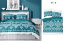 Pościel bawełniana 220x200 ornamenty 3877 B turkusowa glamour Bawełna 4 Pościel bawełniana 220x200 ornamenty 3877 B turkusowa glamour Bawełna 4
