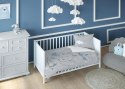Pościel bawełniana 90x120 Słonik 3621 B mam już tyle lat miesięcy i dni niebieska szara dziecięca Kids 1