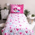 Pościel dziecięca 140x200 Myszka Mini Minnie Mouse 9503 różowa amarantowa w groszki poszewka 70x90 Pościel dziecięca 140x200 Myszka Mini Minnie Mouse 9503 różowa amarantowa w groszki poszewka 70x90