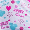 Pościel dziecięca 140x200 Myszka Mini Minnie Mouse 9503 różowa amarantowa w groszki poszewka 70x90 Pościel dziecięca 140x200 Myszka Mini Minnie Mouse 9503 różowa amarantowa w groszki poszewka 70x90