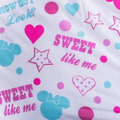 Pościel dziecięca 140x200 Myszka Mini Minnie Mouse 9503 różowa amarantowa w groszki poszewka 70x90 Pościel dziecięca 140x200 Myszka Mini Minnie Mouse 9503 różowa amarantowa w groszki poszewka 70x90