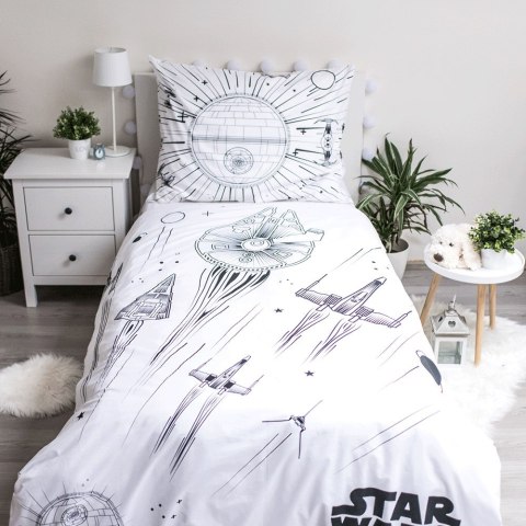 Pościel świecąca w ciemności 140x200 Star Wars Gwiezdne Wojny 1629 bawełniana poszewka 70x90 Pościel świecąca w ciemności 140x200 Star Wars Gwiezdne Wojny 1629 bawełniana poszewka 70x90