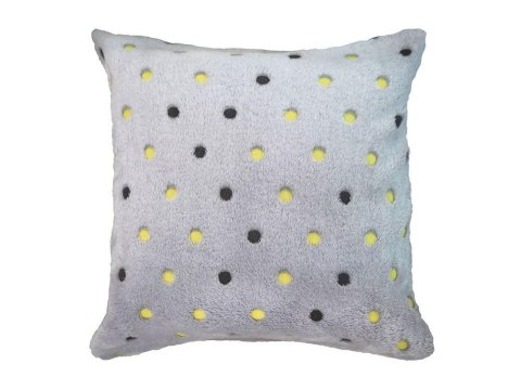 Poszewka dekoracyjna 40x40 Neon popielata groszki Neon 240g/m2 Poszewka dekoracyjna 40x40 Neon popielata groszki Neon 240g/m2