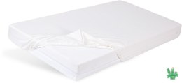 Prześcieradło bambusowe z gumką 140x200 białe na materace o wysokości do 20 cm o gramaturze 140 g/m2