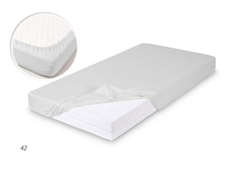 Prześcieradło bambusowe z gumką 90x200 szare jasne na materace o wysokości do 20 cm o gramaturze 140 g/m2 Prześcieradło bambusowe z gumką 90x200 szare jasne na materace o wysokości do 20 cm o gramaturze 140 g/m2