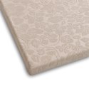Prześcieradło frotte bez gumki 150x205 Tulipan Sepia beżowe 5908 żakardowe Prześcieradło frotte bez gumki 150x205 Tulipan Sepia beżowe 5908 żakardowe