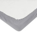Prześcieradło muślinowe z gumką 70x140 grafitowe 44 Muslin Prześcieradło muślinowe z gumką 70x140 grafitowe 44 Muslin