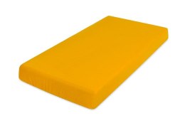 Prześcieradło muślinowe z gumką 70x140 musztardowe 6 Muslin