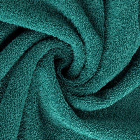 Ręcznik 30x50 Amanda turkusowy ciemny z ozdobną welurową bordiurą w pasy frotte 500 g/m2 Eurofirany Ręcznik 30x50 Amanda turkusowy ciemny z ozdobną welurową bordiurą w pasy frotte 500 g/m2 Eurofirany
