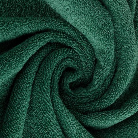 Ręcznik 30x50 Amanda zielony ciemny z ozdobną welurową bordiurą w pasy frotte 500 g/m2 Eurofirany Ręcznik 30x50 Amanda zielony ciemny z ozdobną welurową bordiurą w pasy frotte 500 g/m2 Eurofirany