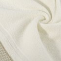 Ręcznik 50x90 Kinga kremowy z ozdobną bordiurą w pasy 485g/m2 frotte Eurofirany Ręcznik 50x90 Kinga kremowy z ozdobną bordiurą w pasy 485g/m2 frotte Eurofirany