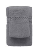 Ręcznik Rete 50x90 popielaty frotte 650 g/m2 bawełniany przędza dwupętelkowa soft touch 24/2 Ręcznik Rete 50x90 popielaty frotte 650 g/m2 bawełniany przędza dwupętelkowa soft touch 24/2
