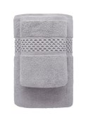 Ręcznik Rete 50x90 szary frotte 650 g/m2 bawełniany przędza dwupętelkowa soft touch 24/2 Ręcznik Rete 50x90 szary frotte 650 g/m2 bawełniany przędza dwupętelkowa soft touch 24/2
