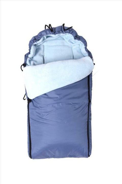 Śpiworek 80x100 Mars Footmuff niebieski błękitny zimowy nieprzemakalny do wózka Śpiworek 80x100 Mars Footmuff niebieski błękitny zimowy nieprzemakalny do wózka