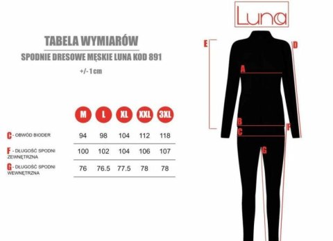 Spodnie dresowe męskie 891 granatowe M bawełniane długie Spodnie dresowe męskie 891 granatowe M bawełniane długie