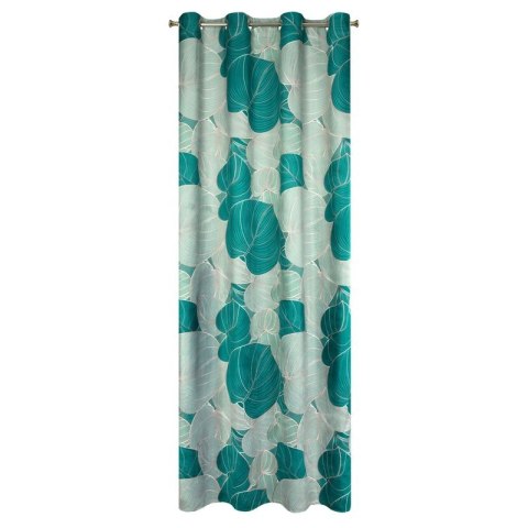 Zasłona 140x250 Salvia 4 zielona miętowa liście gotowa na przelotkach welurowa Limited Collection Eurofirany Zasłona 140x250 Salvia 4 zielona miętowa liście gotowa na przelotkach welurowa Limited Collection Eurofirany