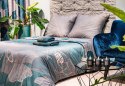 Zasłona 140x250 Salvia 4 zielona miętowa liście gotowa na przelotkach welurowa Limited Collection Eurofirany Zasłona 140x250 Salvia 4 zielona miętowa liście gotowa na przelotkach welurowa Limited Collection Eurofirany