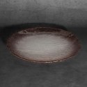 Patera 22x22x2 Seville kremowa brązowa ze szkła artystycznego Eurofirany Patera 22x22x2 Seville kremowa brązowa ze szkła artystycznego Eurofirany