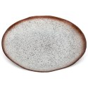 Patera 31x31x3 Seville kremowa brązowa ze szkła artystycznego Eurofirany Patera 31x31x3 Seville kremowa brązowa ze szkła artystycznego Eurofirany