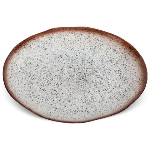Patera 31x31x3 Seville kremowa brązowa ze szkła artystycznego Eurofirany Patera 31x31x3 Seville kremowa brązowa ze szkła artystycznego Eurofirany
