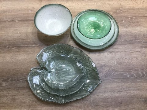 Patera 31x31x3 Seville kremowa brązowa ze szkła artystycznego Eurofirany Patera 31x31x3 Seville kremowa brązowa ze szkła artystycznego Eurofirany