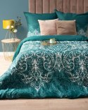 Pościel satynowa 140x200 turkusowa ciemna glamour ornamenty 3831 B Home Satin 77 Pościel satynowa 140x200 turkusowa ciemna glamour ornamenty 3831 B Home Satin 77