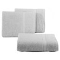 Ręcznik 100x150 Altea srebrny z ozdobną bordiurą z melanżowym pasem frotte 500 g/m2 Eurofirany Ręcznik 100x150 Altea srebrny z ozdobną bordiurą z melanżowym pasem frotte 500 g/m2 Eurofirany