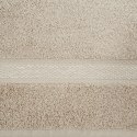 Ręcznik 30x50 Altea beżowy z ozdobną bordiurą z melanżowym pasem frotte 500 g/m2 Eurofirany Ręcznik 30x50 Altea beżowy z ozdobną bordiurą z melanżowym pasem frotte 500 g/m2 Eurofirany
