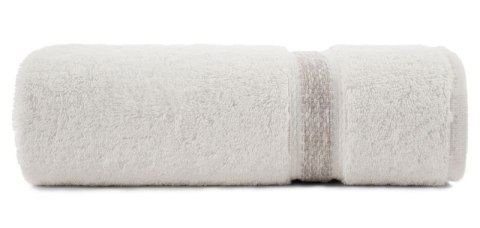 Ręcznik 30x50 Altea kremowy z ozdobną bordiurą z melanżowym pasem frotte 500 g/m2 Eurofirany Ręcznik 30x50 Altea kremowy z ozdobną bordiurą z melanżowym pasem frotte 500 g/m2 Eurofirany