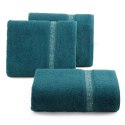 Ręcznik 30x50 Altea turkusowy z ozdobną bordiurą z melanżowym pasem frotte 500 g/m2 Eurofirany Ręcznik 30x50 Altea turkusowy z ozdobną bordiurą z melanżowym pasem frotte 500 g/m2 Eurofirany