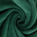 Ręcznik 50x90 Amanda zielony ciemny z ozdobną welurową bordiurą w pasy frotte 500 g/m2 Eurofirany Ręcznik 50x90 Amanda zielony ciemny z ozdobną welurową bordiurą w pasy frotte 500 g/m2 Eurofirany