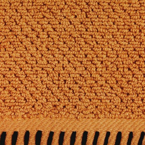 Ręcznik 50x90 Mabel ceglasty z kontrastującym obszyciem krawędzi frotte 500 g/m2 Eurofirany Ręcznik 50x90 Mabel ceglasty z kontrastującym obszyciem krawędzi frotte 500 g/m2 Eurofirany