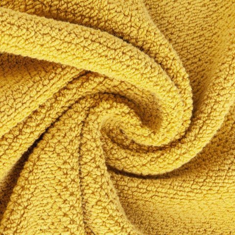 Ręcznik 50x90 Mabel musztardowy z kontrastującym obszyciem krawędzi frotte 500 g/m2 Eurofirany Ręcznik 50x90 Mabel musztardowy z kontrastującym obszyciem krawędzi frotte 500 g/m2 Eurofirany
