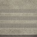 Ręcznik 50x90 Nastia beżowy ciemny z żakardową bordiurą w pasy w stylu eko frotte 500 g/m2 Eurofirany Ręcznik 50x90 Nastia beżowy ciemny z żakardową bordiurą w pasy w stylu eko frotte 500 g/m2 Eurofirany