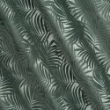 Zasłona 140x250 Livia miętowa ciemna z botanicznym wytłaczanym wzorem liści welurowa gotowa na przelotkach Eurofirany Zasłona 140x250 Livia miętowa ciemna z botanicznym wytłaczanym wzorem liści welurowa gotowa na przelotkach Eurofirany
