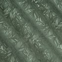 Zasłona 140x250 Octavia miętowa ciemna z miękkiego weluru z wytłaczanym wzorem liści gotowa na przelotkach Eurofirany Zasłona 140x250 Octavia miętowa ciemna z miękkiego weluru z wytłaczanym wzorem liści gotowa na przelotkach Eurofirany
