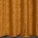 Zasłona 140x250 Octavia miodowa z miękkiego weluru z wytłaczanym wzorem liści gotowa na przelotkach Eurofirany Zasłona 140x250 Octavia miodowa z miękkiego weluru z wytłaczanym wzorem liści gotowa na przelotkach Eurofirany