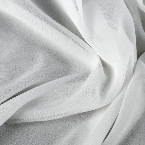 Firana 140x270 Dalia biała gotowa na taśmie z gładkiej matowej etaminy Eurofirany Firana 140x270 Dalia biała gotowa na taśmie z gładkiej matowej etaminy Eurofirany