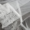 Firana 400x145 Sari biała gotowa na taśmie z drobnej siateczki z ozdobną koronką przy górnej krawędzi Eurofirany Firana 400x145 Sari biała gotowa na taśmie z drobnej siateczki z ozdobną koronką przy górnej krawędzi Eurofirany