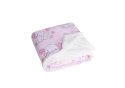 Kocyk włochacz dwustronny 80x100 słonik różowy 002 Milo sherpa 200 g/m2 velboa 180 g/m2 dziecięcy Kocyk włochacz dwustronny 80x100 słonik różowy 002 Milo sherpa 200 g/m2 velboa 180 g/m2 dziecięcy
