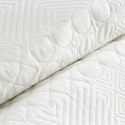 Narzuta dekoracyjna 170x210 Boni 5 biała geometryczna Narzuta dekoracyjna 170x210 Boni 5 biała geometryczna
