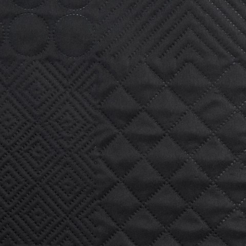 Narzuta dekoracyjna 170x210 Boni 5 czarna geometryczna Narzuta dekoracyjna 170x210 Boni 5 czarna geometryczna
