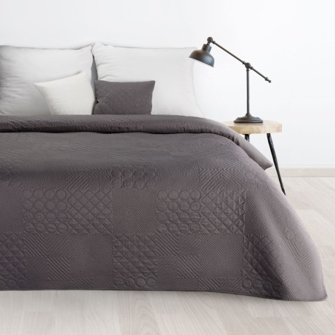 Narzuta dekoracyjna 170x210 Boni 5 grafitowa geometryczna Narzuta dekoracyjna 170x210 Boni 5 grafitowa geometryczna