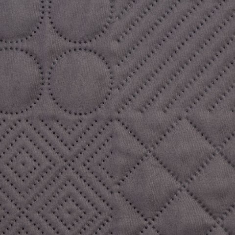 Narzuta dekoracyjna 170x210 Boni 5 grafitowa geometryczna Narzuta dekoracyjna 170x210 Boni 5 grafitowa geometryczna