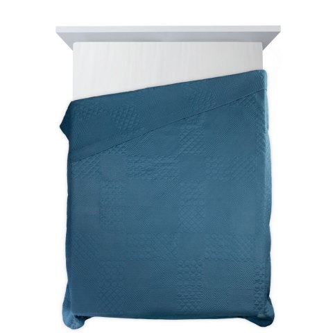 Narzuta dekoracyjna 170x210 Boni 5 granatowa geometryczna Narzuta dekoracyjna 170x210 Boni 5 granatowa geometryczna